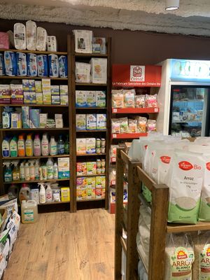 Market at BioBarri in Barcelona