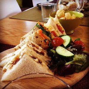 Sandwich platter at Colours Cafe & Wellbeing Centre in Truro