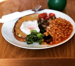All day Veggie brekky at Colours Cafe & Wellbeing Centre in Truro