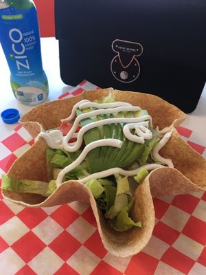 Vegan Crumble Taco Salad  at House of Flavor in Bayonne