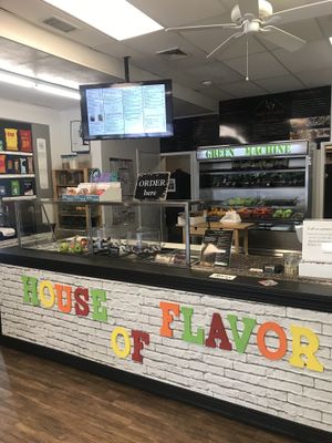 Ordering counter at House of Flavor in Bayonne