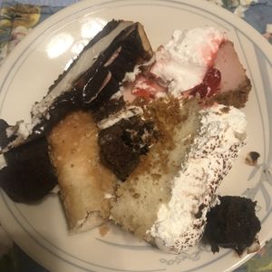 Dessert assortment at House of Flavor in Bayonne