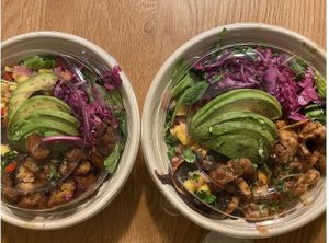 Bowl is great but you have to ask for it vegan  at Chisme Cantina in San Francisco