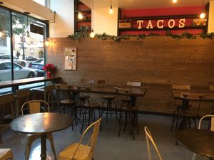 seating area at Chisme Cantina in San Francisco