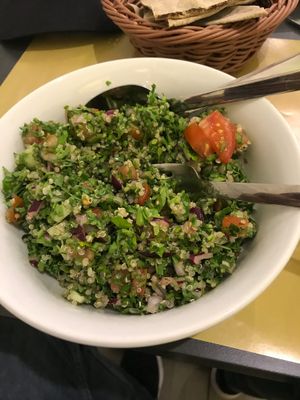 Quinoa Tabouleh Salad at Fenicia Vegetaria in Barcelona