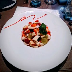 fruit salad at Passade in Mechelen