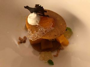 Apricot and caramel  at Etude in Paris