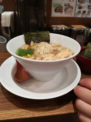 Big servings at Kyushu Jangara Ramen - Seibu Ikebukuro in Tokyo