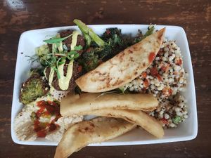 Falafel Med 5.0 at Vessel Kitchen in Park City