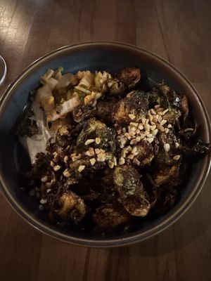 Crispy Brussels sprouts   at Twisted Fern in Park City