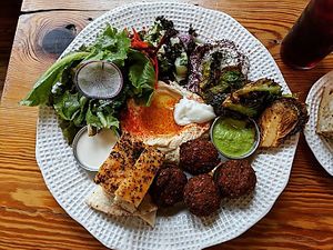 Falafel at 1000 Figs in New Orleans