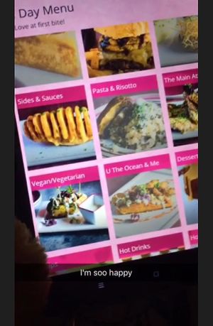 They have a vegan/vegetarian section on their menu. Makes it easy to filter out the options.  at Love in Kuwait City