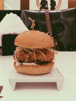 bean and sweet potato slider😋 at Love in Kuwait City