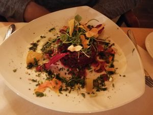 Rote Bete Tartar at Biohotel Garmischer Hof in Garmisch-partenkirchen