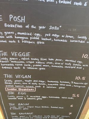Offers award-winning vegan breakfast at The Bus Cafe in Margate