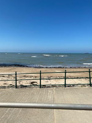 Find it opposite the beach, beautiful views. at The Bus Cafe in Margate