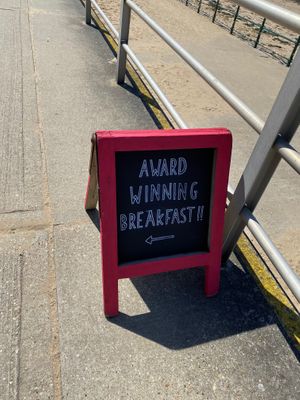 Yes award-winning vegan breakfast! at The Bus Cafe in Margate