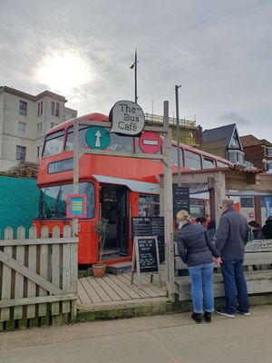 Entrance at The Bus Cafe in Margate