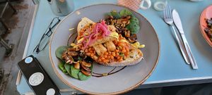 Vegan hangover at The Bus Cafe in Margate