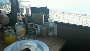 sea at The Bus Cafe in Margate