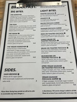 Great choices   at The Bus Cafe in Margate