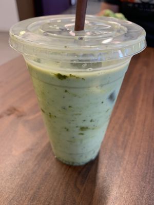 Matcha latte…good but doesn’t come sweetened. at Superfruit Republic in Denver