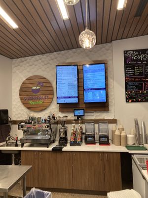 Counter at Superfruit Republic in Denver