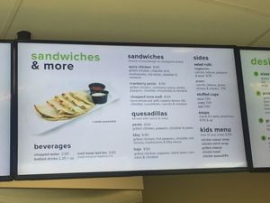 Menu 1 at The Chopped Leaf in Port Coquitlam