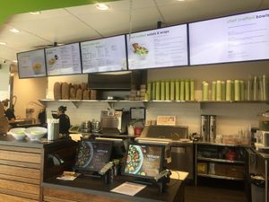 Order station at The Chopped Leaf in Port Coquitlam