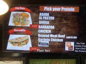 Vegan options  at Taco Gourmet Simply Fresh in Pomona