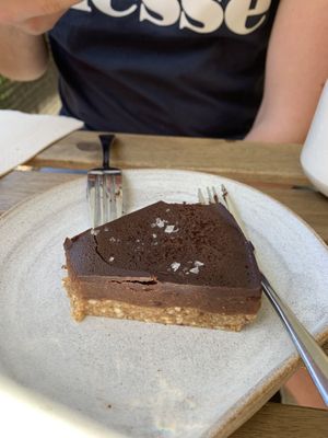 Raw salted caramel (already eaten some, couldn’t resist) at mymuybueno Deli in Mallorca