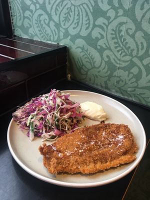 Eggplant Parma at Green Man's Arms in Carlton