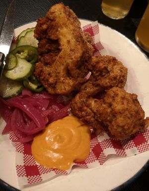 Fried Cauliflower at Green Man's Arms in Carlton