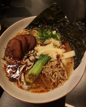 Miso Ramen at Green Man's Arms in Carlton
