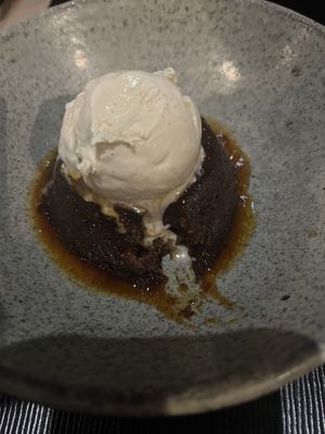 Sticky date pudding(sorry for bad photo lol)  at Green Man's Arms in Carlton