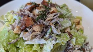 Caesar salad at Green Man's Arms in Carlton