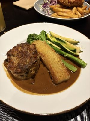 Eye Fillet Mushroom  #Veganuary at Green Man's Arms in Carlton