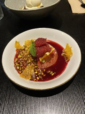 Pistachio Panacotta  #Veganuary at Green Man's Arms in Carlton