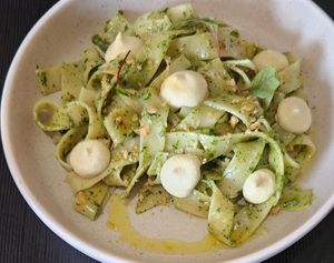 Pappardelle pasta at Green Man's Arms in Carlton