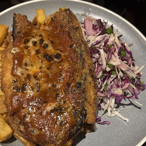 Eggplant parmigiana   at Green Man's Arms in Carlton