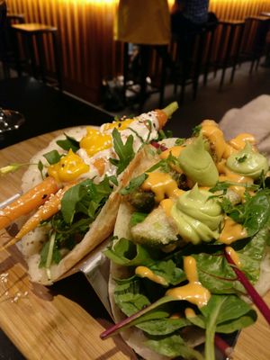 tacos at Green Man's Arms in Carlton