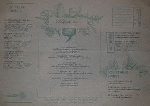 Lunch Menu at Green Man's Arms in Carlton