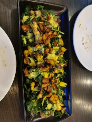 Roasted cauliflower and kumara salad with mango and cashews at Atticus Finch in Rotorua