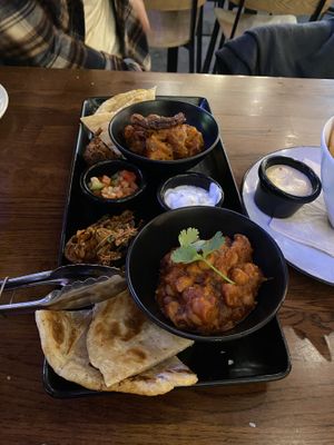  Vegan Thali - very good!!  at Atticus Finch in Rotorua