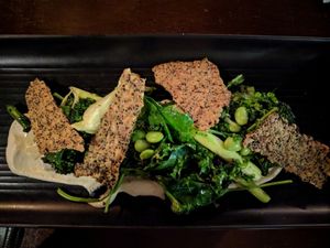 roasted greens salad at Atticus Finch in Rotorua