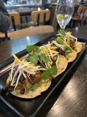 Pulled Jackfruit Tostadas  at Atticus Finch in Rotorua