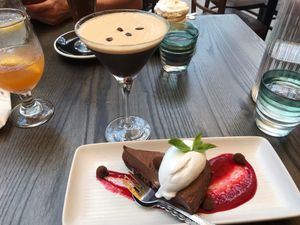 Vegan chocolate tart ❣️ at Atticus Finch in Rotorua