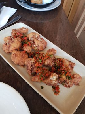 Fried cauliflower. at Atticus Finch in Rotorua