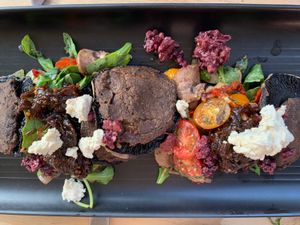 Portobello share plate at Atticus Finch in Rotorua