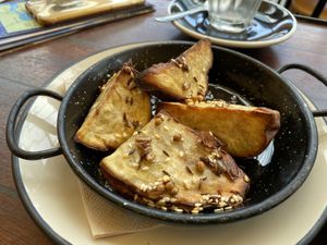 Roasted kumara with orange oil at Atticus Finch in Rotorua